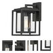 Cabana VX 1 Light 11 inch Black Outdoor Wall Mount