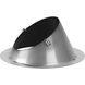 6in Slope Recessed Trim PAR30 Black Step Baffle Trim