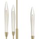 Calle LED 16 inch Brass Chandelier Ceiling Light