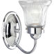 Clarence 1 Light 4.88 inch Polished Chrome Bath Vanity Wall Light