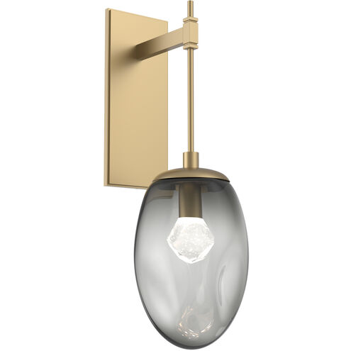 Meteo LED LED 8.1 inch Gilded Brass Indoor Sconce Wall Light, Tempo Nebula