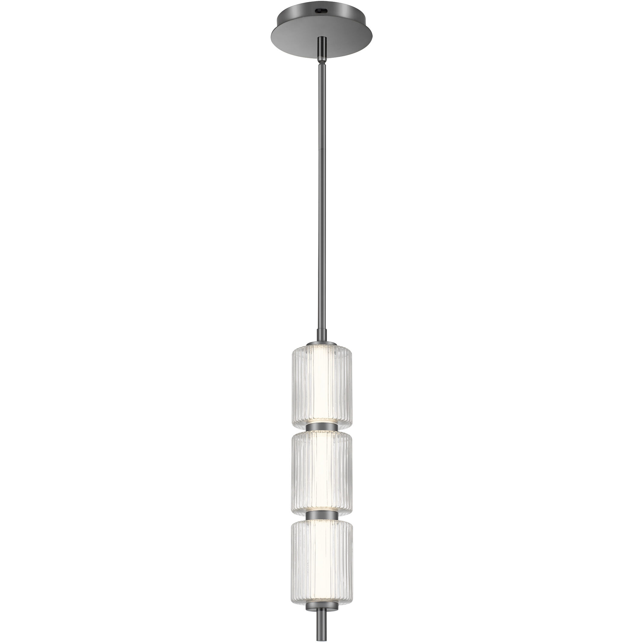 Turner LED 3.75 inch Black Chrome Mini Pendant Ceiling Light