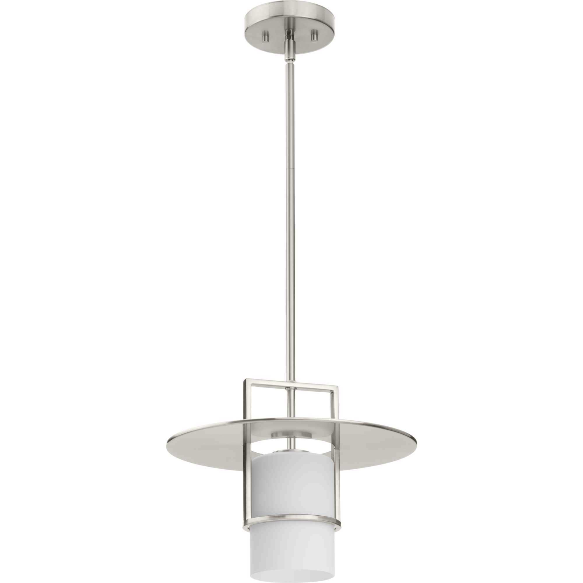 Mystic 1 Light 14 inch Brushed Nickel Pendant Ceiling Light in Burnished Nickel