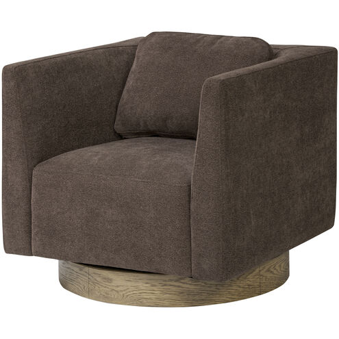 Fullerton Harvest Oak with Chocolate Accent Chair