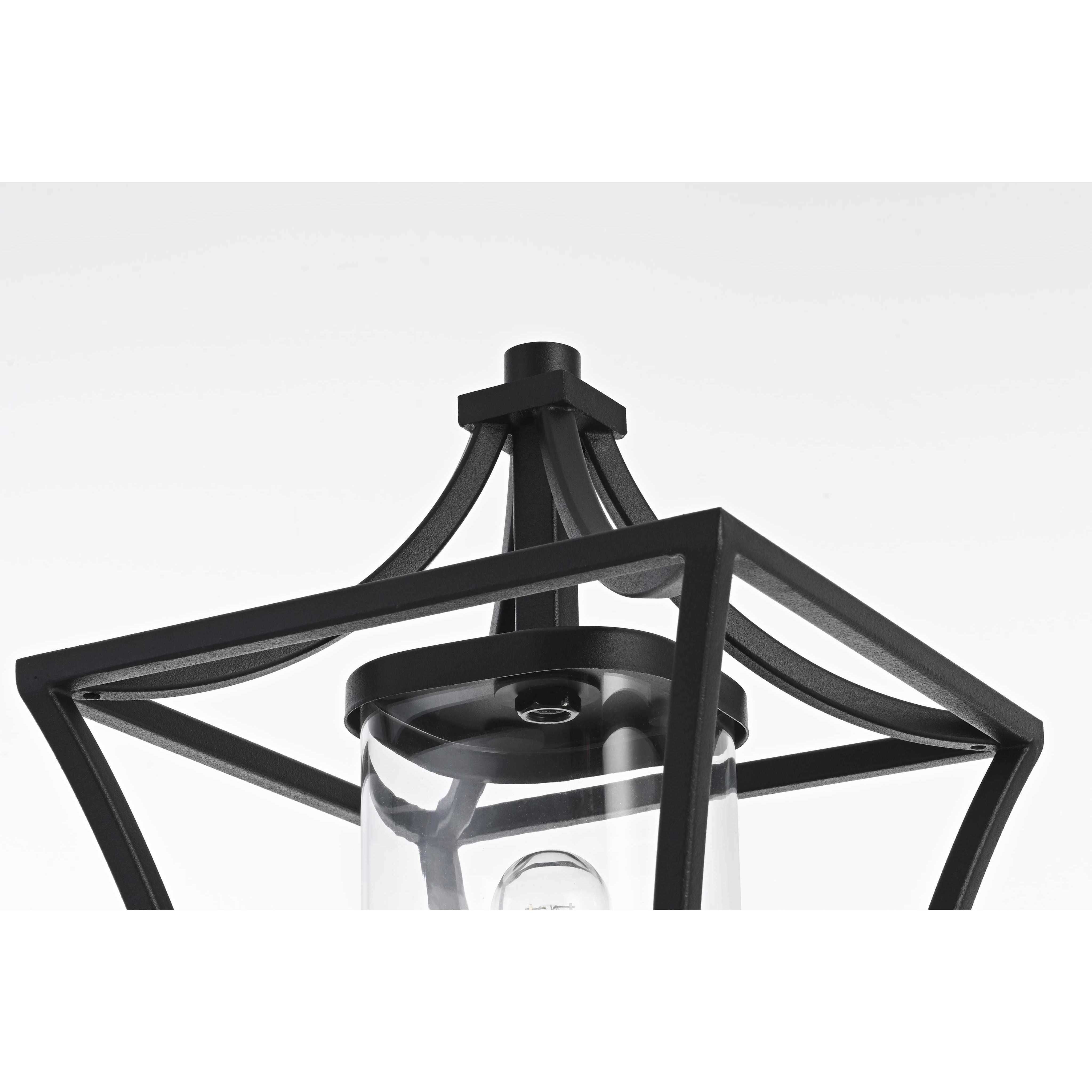 Belgrade 1 Light 19 inch Black Outdoor Post Light