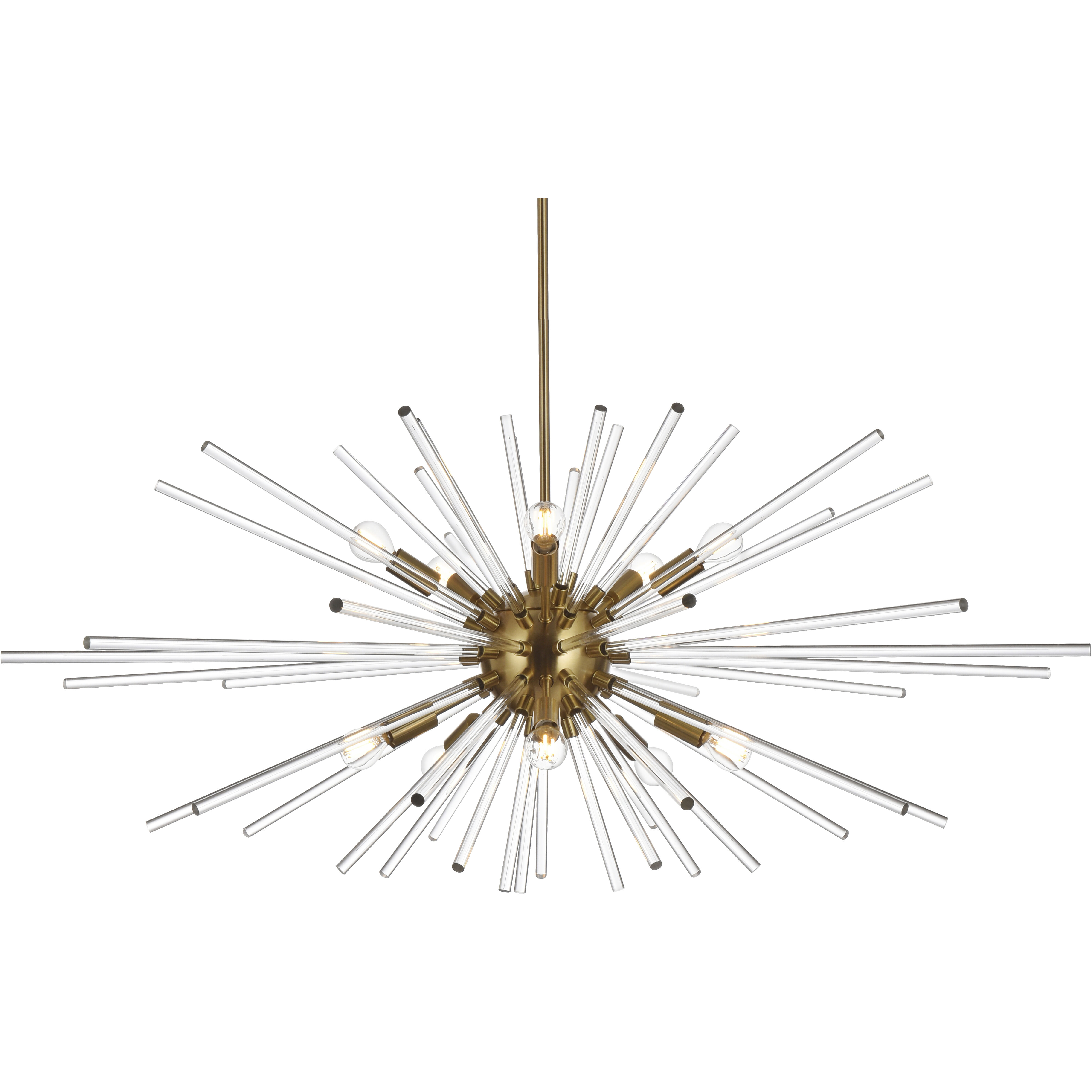 Sienna 10 Light 42 inch Gold Pendant Ceiling Light