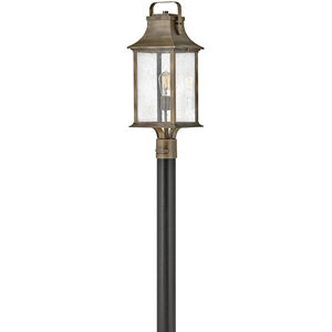 Grant LED 24 inch Burnished Bronze Outdoor Post Mount Lantern