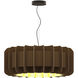 Clarissa 1 Light 29.1 inch Black Pendant Ceiling Light in Ebony/Ash, 29 in, WEP Collection