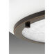 Navagio Beach LED 15 inch Antique Bronze Flush Mount Ceiling Light, Progress LED