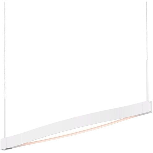 Ola LED 28 inch Satin White Pendant Ceiling Light