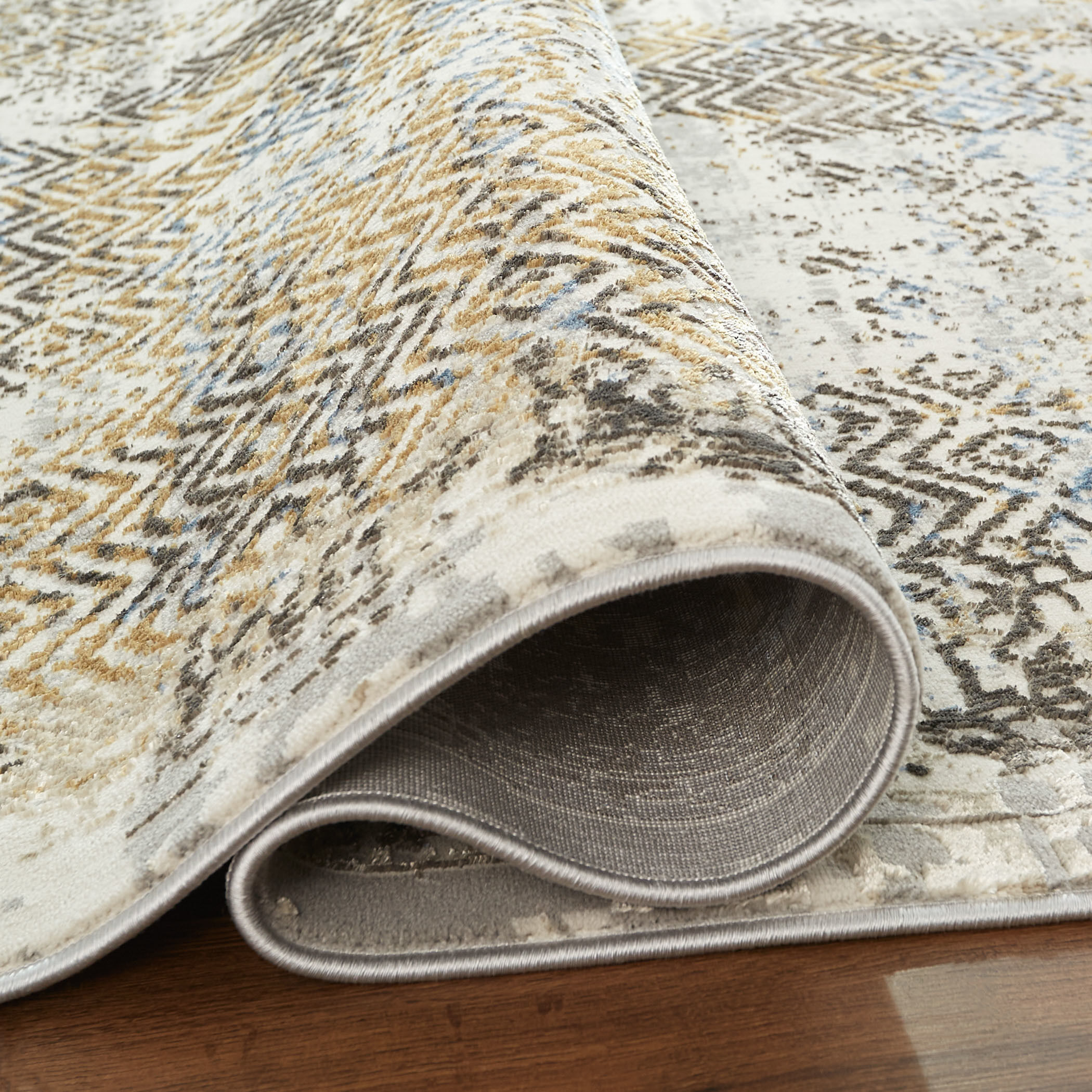 Zaria 130 X 94 inch Earth Tones Rug in 8 x 11