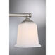 Nicholas 5 Light 42 inch Brushed Nickel Bath Light Wall Light