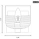Drew & Jonathan Lochdale 1 Light 5.38 inch Brushed Nickel Sconce Wall Light, Small