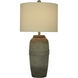 Grover 32 inch 150.00 watt Bronzecotta Table Lamp Portable Light