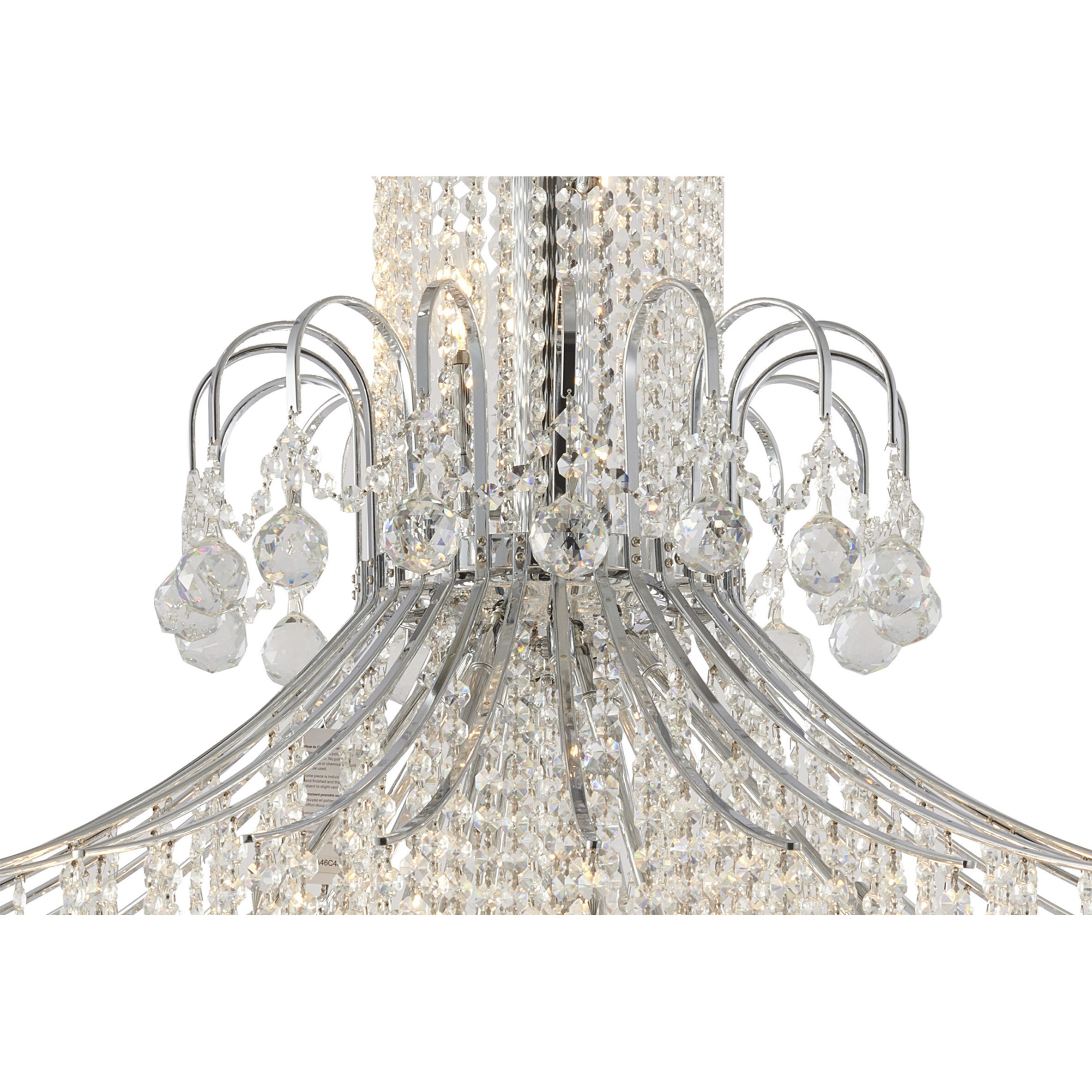 Canada 16 Light 35 inch Chrome Chandelier Ceiling Light