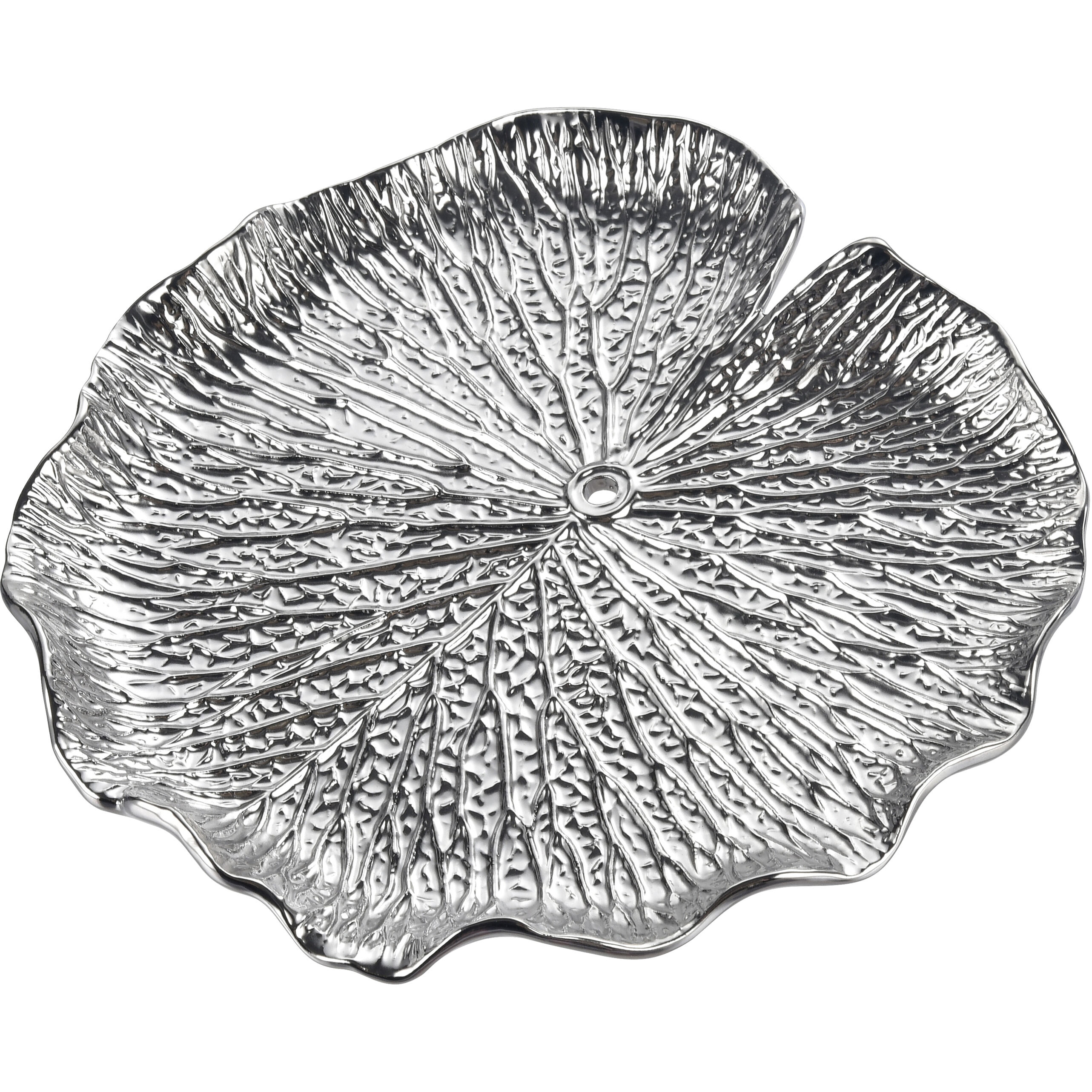 Lilypad Silver Dimensional Wall Art, Set of 4