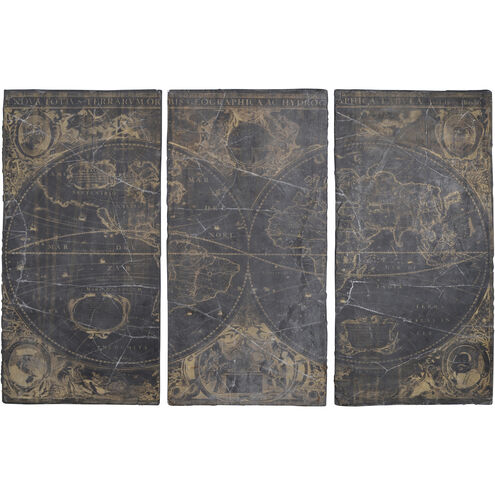 Anita Black and Gold Wall Décor, Set of 3