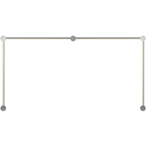 Purolinear 360 LED 49 inch Polished Chrome ADA Wall Bar Light Wall Light
