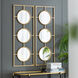 Anita 43.3 X 15.7 inch Gold Wall Mirror