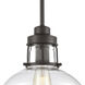 Manhattan Boutique 1 Light 9 inch Oil Rubbed Bronze Mini Pendant Ceiling Light