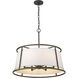 Lenyx 6 Light 26 inch Iron Ore Chandelier Ceiling Light