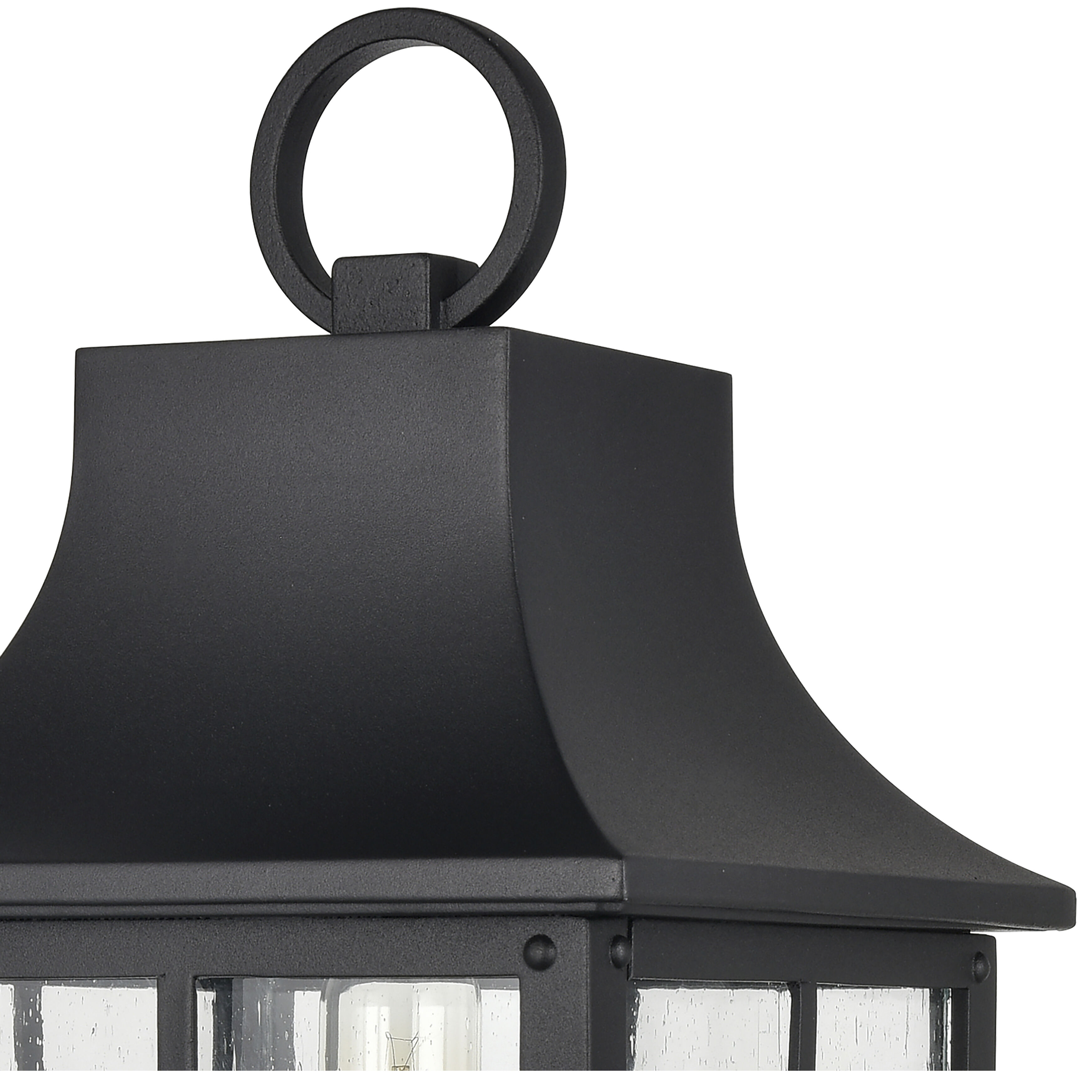 Triumph 1 Light 19.75 inch Textured Black Outdoor Post Light