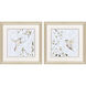 Hummingbird Song White and Green and Pink and Multi Framed Art, Propac