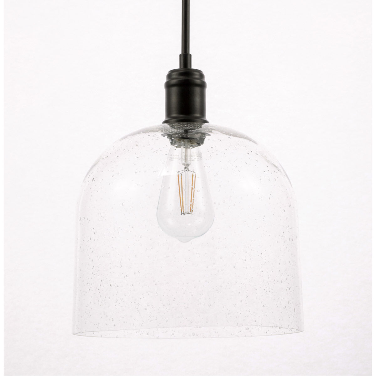 Gabe 1 Light 10 inch Black Pendant Ceiling Light
