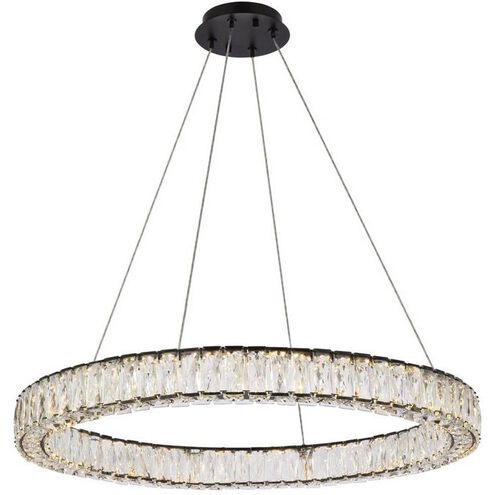 Monroe 1 Light 31 inch Black Pendant Ceiling Light