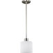 Canfield LED 5.5 inch Brushed Nickel Pendant Ceiling Light