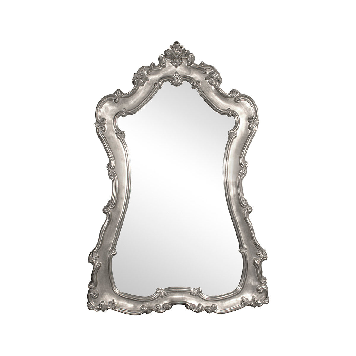 Lorelei 89 X 60 inch Glossy Nickel Wall Mirror