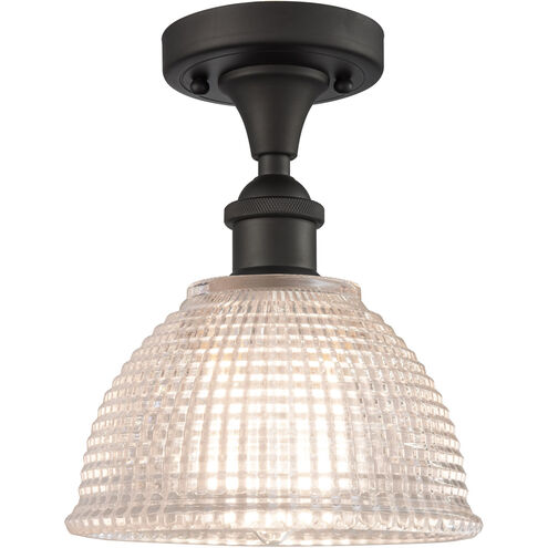 Ballston Arietta 1 Light 8 inch Oil Rubbed Bronze Semi-Flush Mount Ceiling Light, Ballston