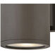 Coastal Elements Silo LED 8 inch Architectural Bronze Outdoor Wall Mount Lantern, Down Light
