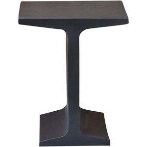 Anvil 24 X 24 inch Black Side Table