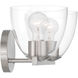 Noellea 2 Light 15.25 inch Brushed Nickel Vanity Wall Light