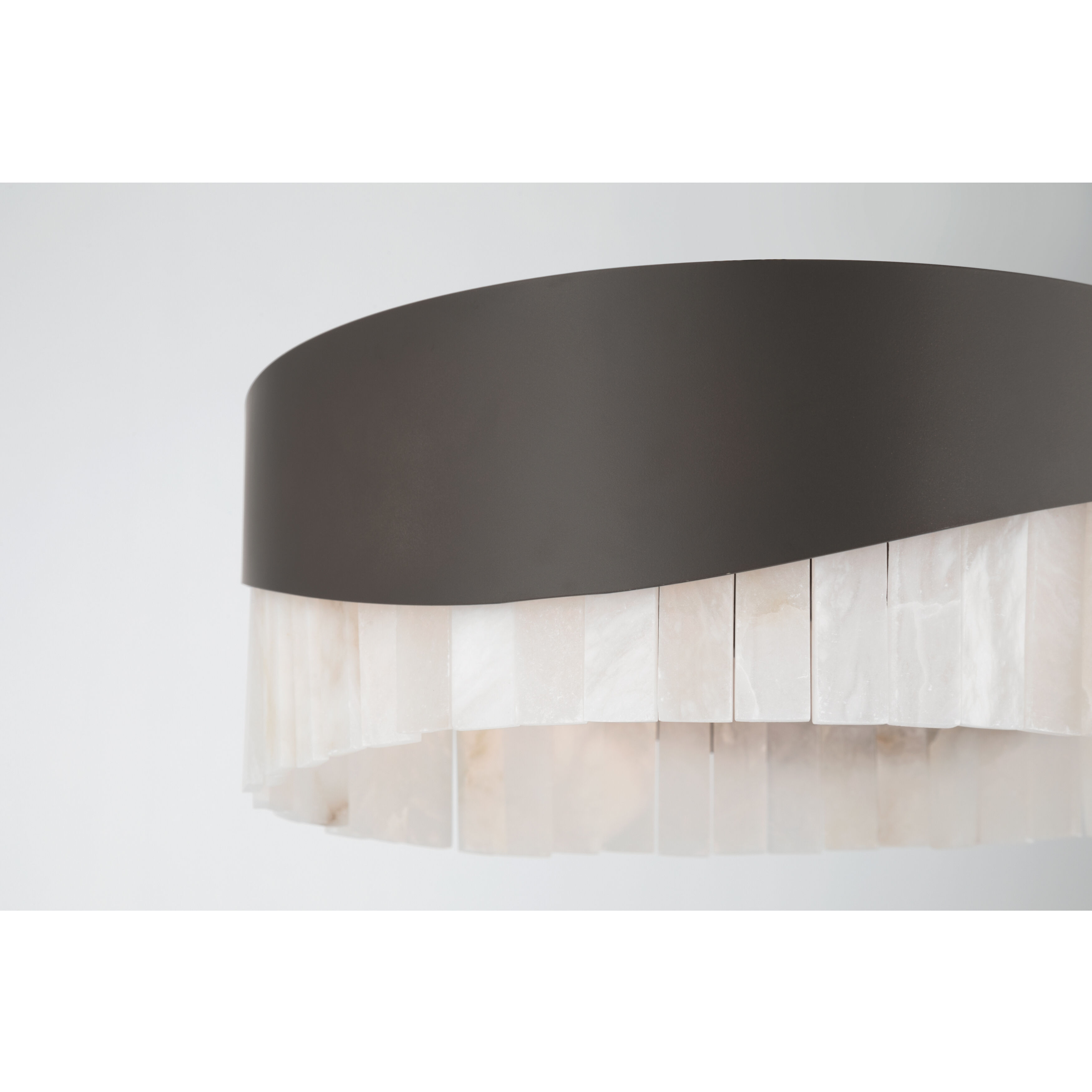 Sway 3 Light 16 inch Dark Bronze Flush Mount Ceiling Light