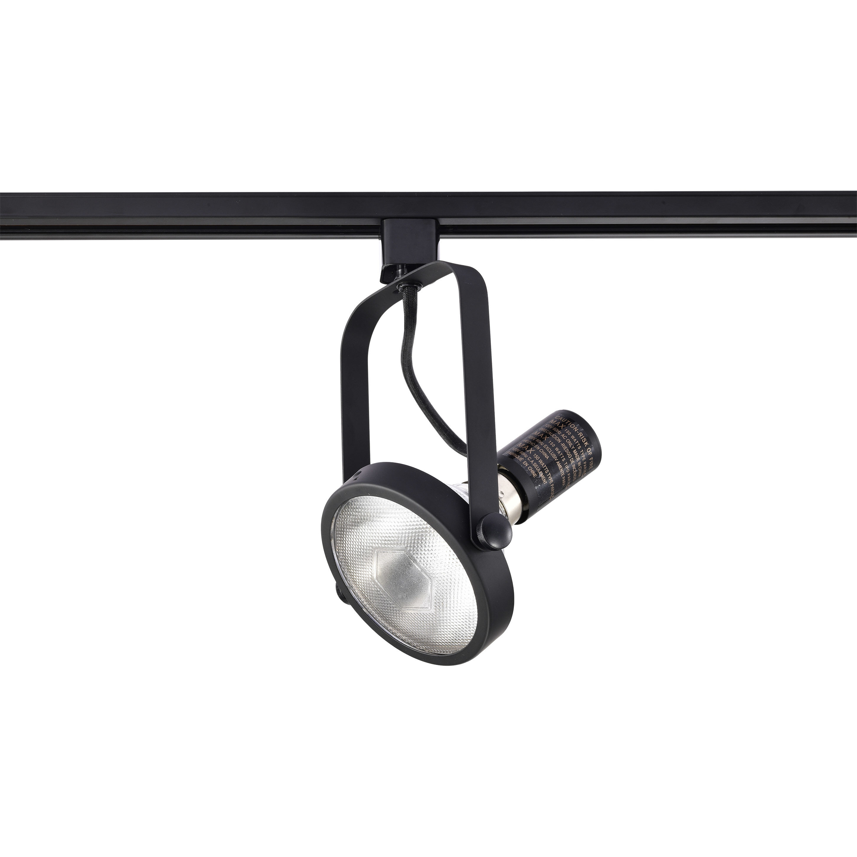 Brentwood 1 Light 120V Black Track Lighting Ceiling Light