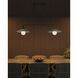 Bothy 2 Light 58 inch Black Outdoor Chandelier