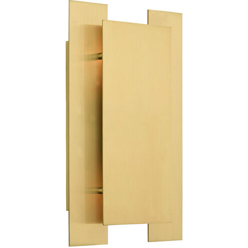 Varick 2 Light 8 inch Satin Brass ADA ADA Wall Sconce Wall Light