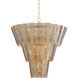 Cassian 18 Light 44.5 inch Vintage Gold Leaf Chandelier Ceiling Light