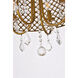 Elise 4 Light 17 inch Brass Pendant Ceiling Light