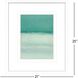 Verdigris Vista Blue and Turquoise Framed Art