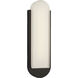 Drew & Jonathan Dante 1 Light 18 inch Textured Black Outdoor Wall Sconce