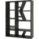 Winnona Ebony Woodgrain Bookshelf