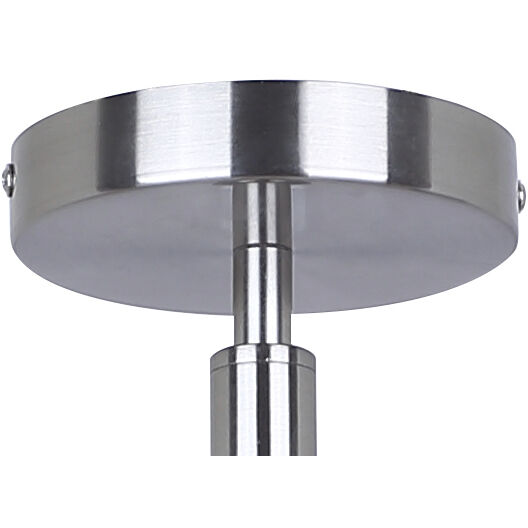 Benson 3 Light 16 inch Brushed Nickel Semi-Flush Mount Ceiling Light