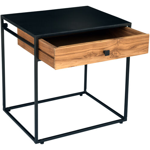 Mayna 19 X 19 inch Black Side Table