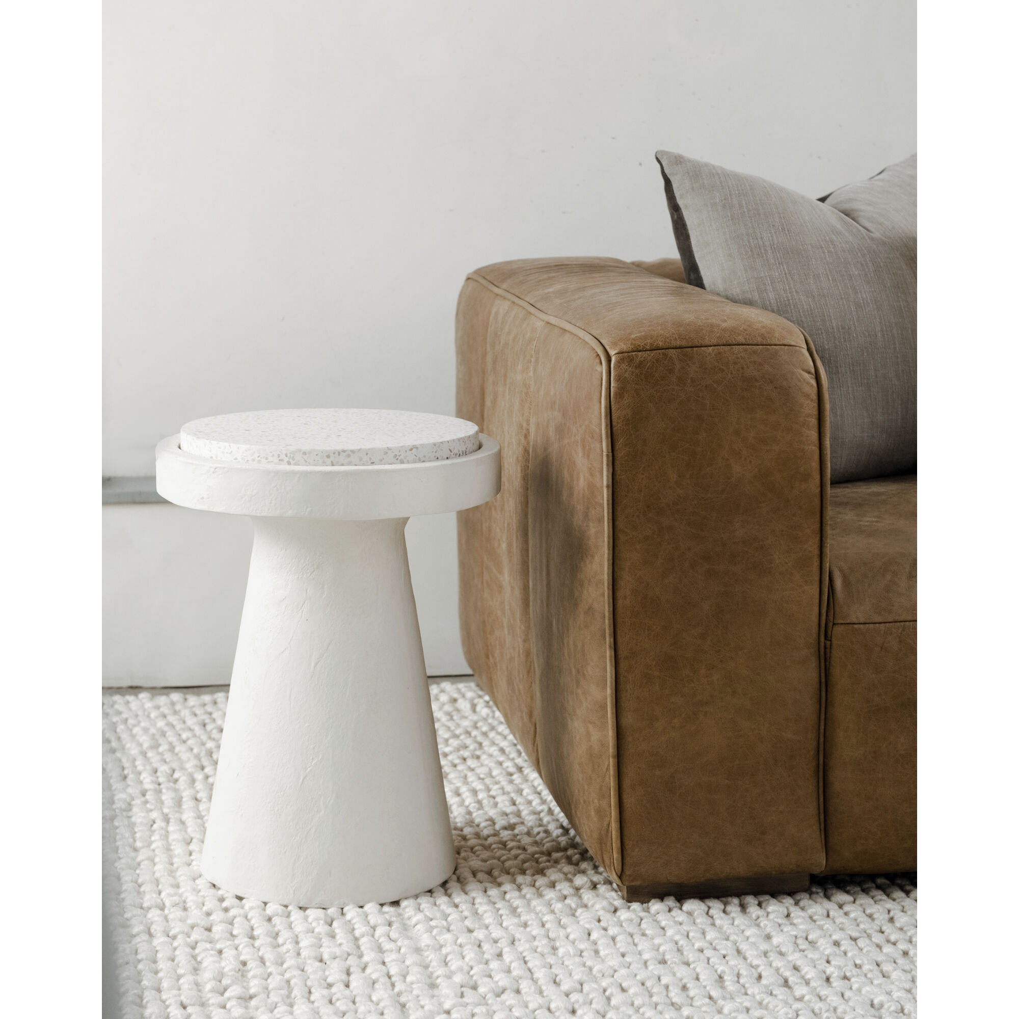 Book 21 X 16 inch White Accent Table, Outdoor