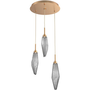 Rock Crystal 3 Light 16.70 inch Chandelier