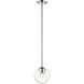 Marquee 1 Light 5.7 inch Chrome Pendant Ceiling Light