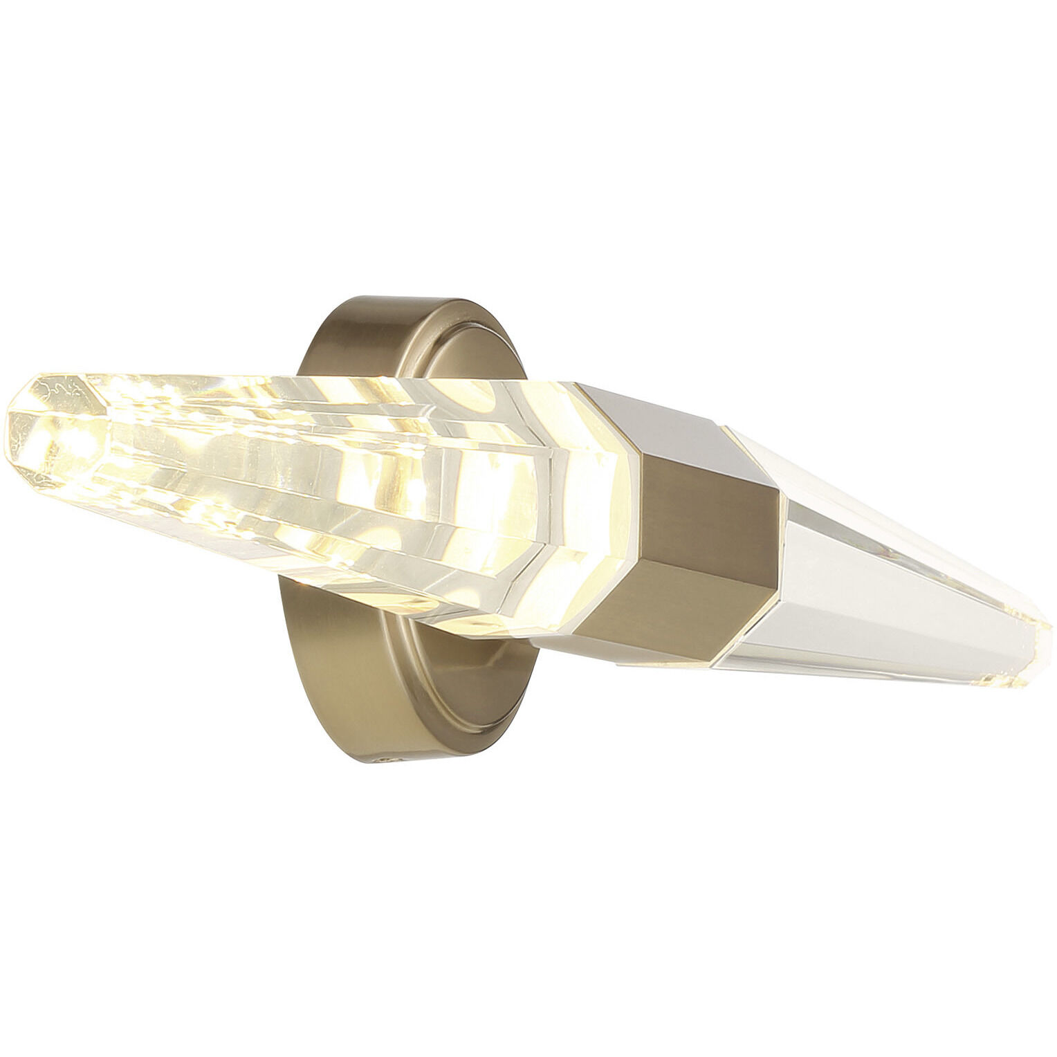 Beaumont LED 28 inch Noble Brass Bathroom Vanity Light Wall Light